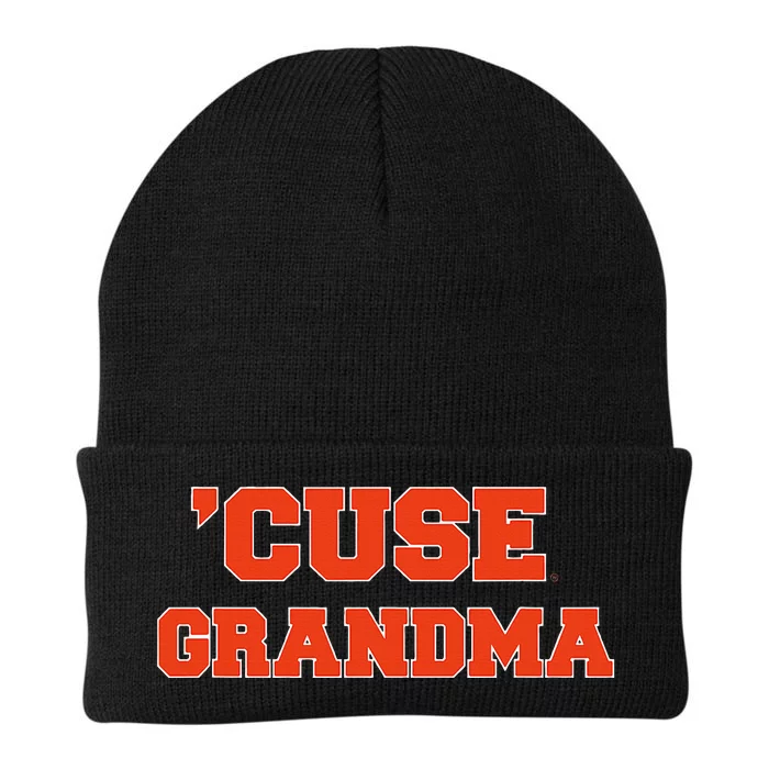 Syracuse University Orange Grandma Knit Cap Winter Beanie