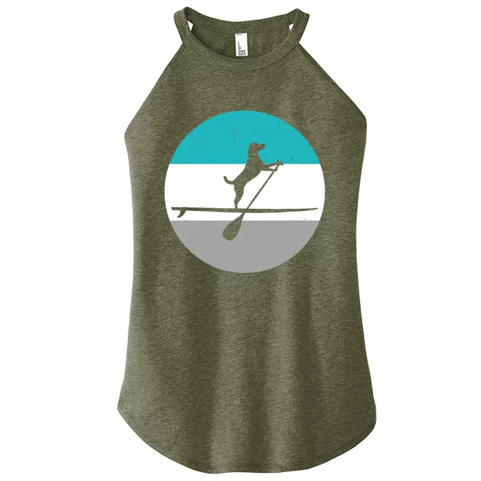 Stand Up Paddle Boarding with dog - Paddelsport SUP Board Women’s Perfect Tri Rocker Tank