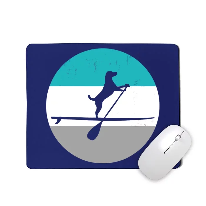 Stand Up Paddle Boarding with dog - Paddelsport SUP Board Mousepad