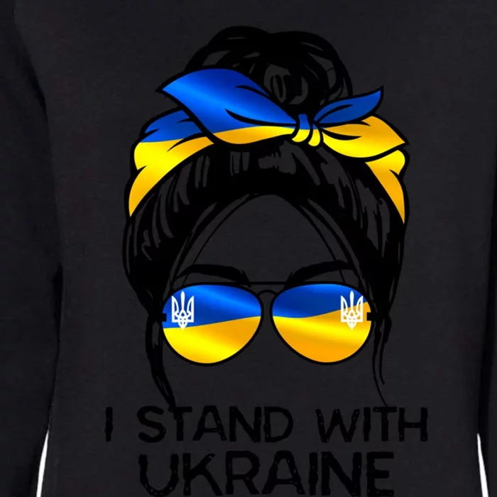 Support Ukraine Pride I Stand With Ukraine Flag Cute Gift Womens California Wash Sweatshirt