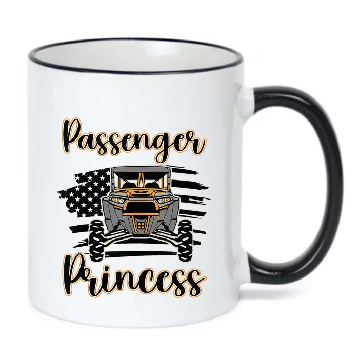 Sxs Utv Passenger Princess Orange Flag Black Color Changing Mug