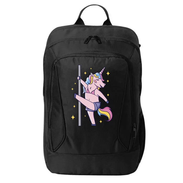 Stripper Unicorn Pole Dancer City Backpack