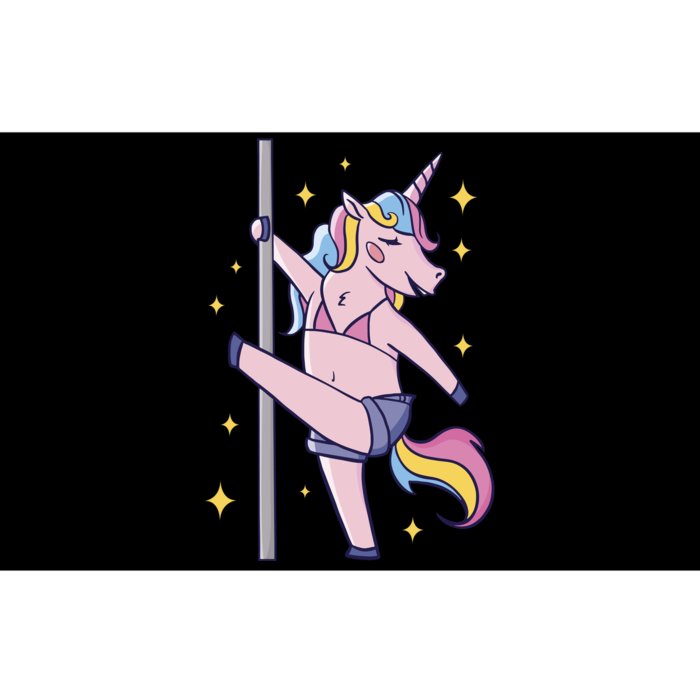 Stripper Unicorn Pole Dancer Bumper Sticker