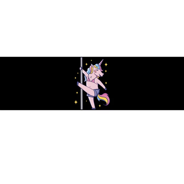 Stripper Unicorn Pole Dancer Bumper Sticker