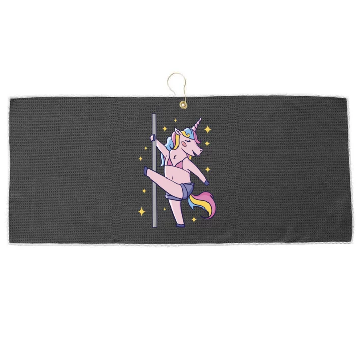 Stripper Unicorn Pole Dancer Large Microfiber Waffle Golf Towel