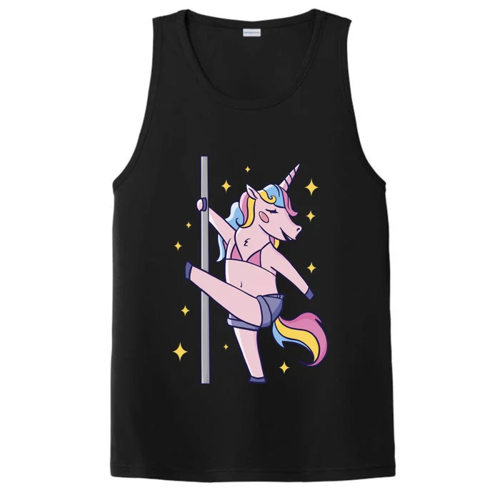 Stripper Unicorn Pole Dancer Performance Tank