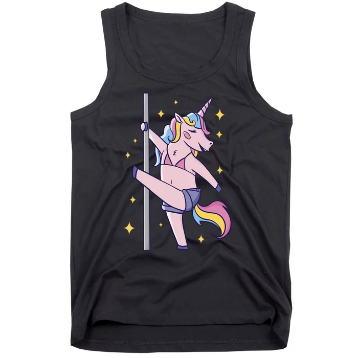 Stripper Unicorn Pole Dancer Tank Top