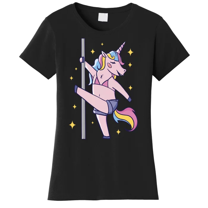 Stripper Unicorn Pole Dancer Women's T-Shirt