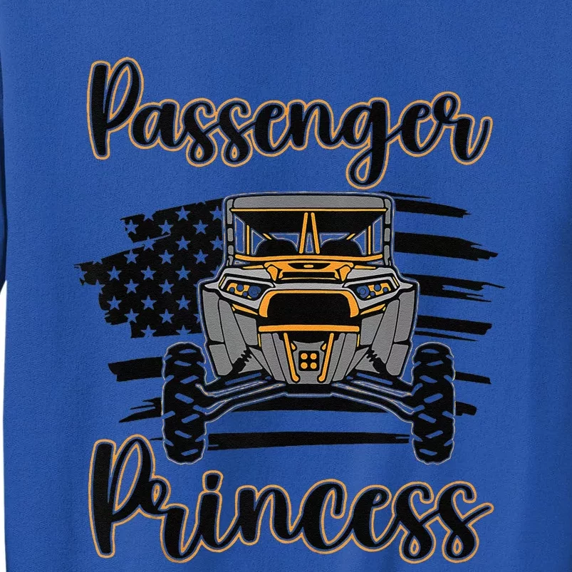 Sxs Utv Passenger Princess Orange Flag Tall Sweatshirt