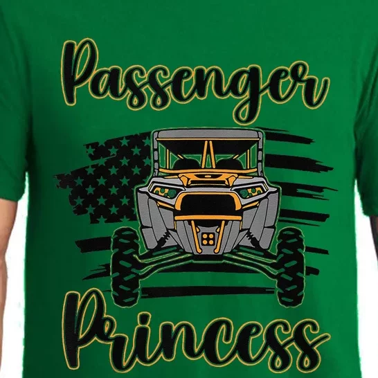 Sxs Utv Passenger Princess Orange Flag Pajama Set