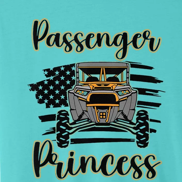 Sxs Utv Passenger Princess Orange Flag ChromaSoft Performance T-Shirt