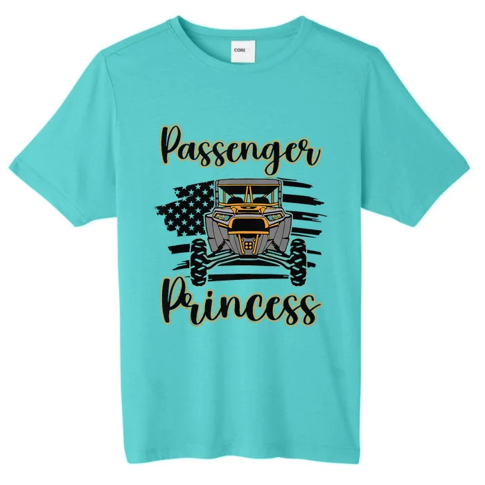 Sxs Utv Passenger Princess Orange Flag ChromaSoft Performance T-Shirt