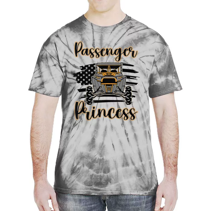 Sxs Utv Passenger Princess Orange Flag Tie-Dye T-Shirt