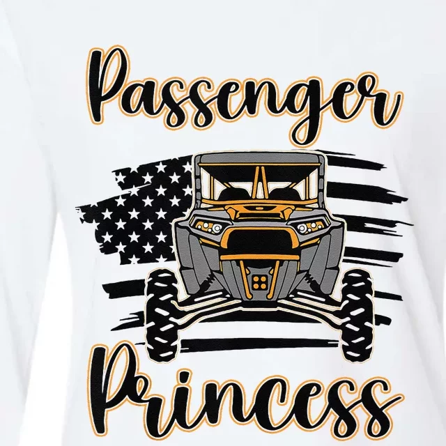 Sxs Utv Passenger Princess Orange Flag Womens Cotton Relaxed Long Sleeve T-Shirt