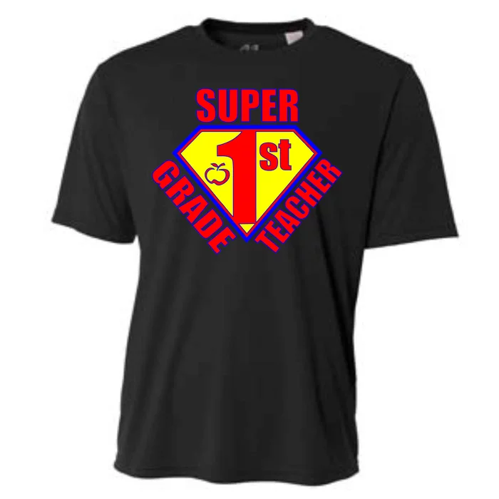 Super 1st Grade Teacher Cooling Performance Crew T-Shirt