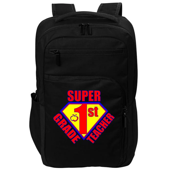 Super 1st Grade Teacher Impact Tech Backpack