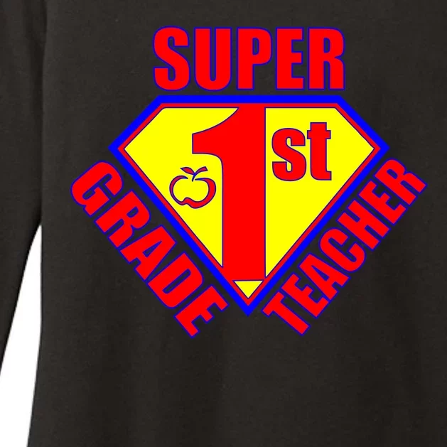 Super 1st Grade Teacher Womens CVC Long Sleeve Shirt