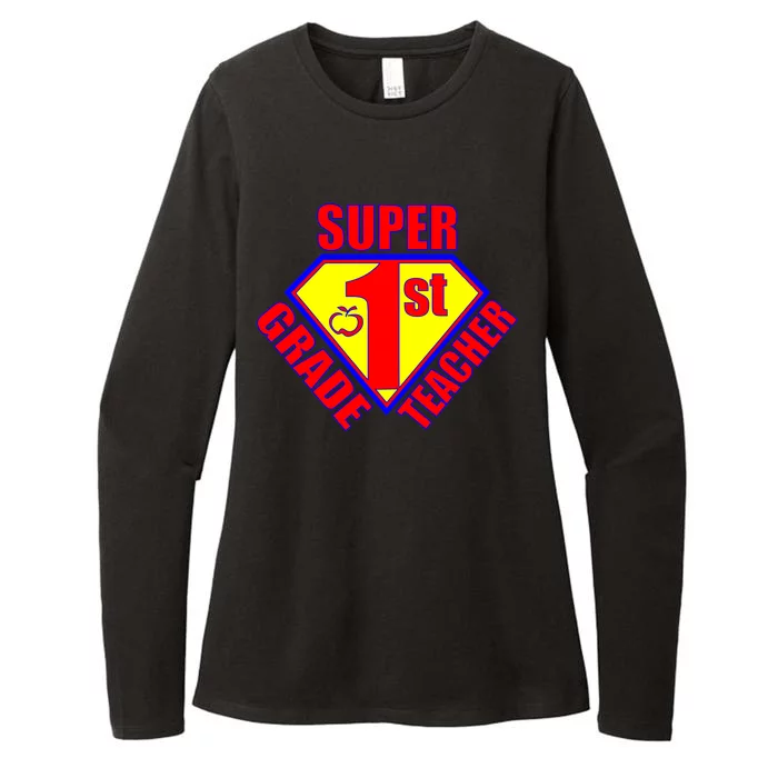 Super 1st Grade Teacher Womens CVC Long Sleeve Shirt