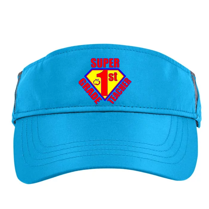 Super 1st Grade Teacher Adult Drive Performance Visor