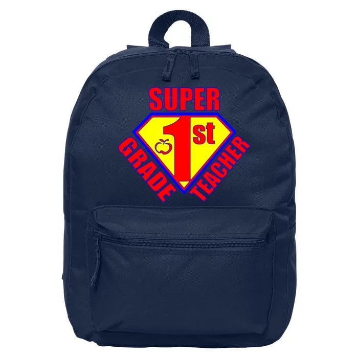 Super 1st Grade Teacher 16 in Basic Backpack