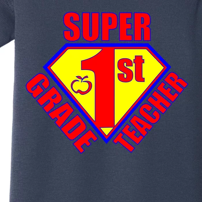 Super 1st Grade Teacher Baby Bodysuit