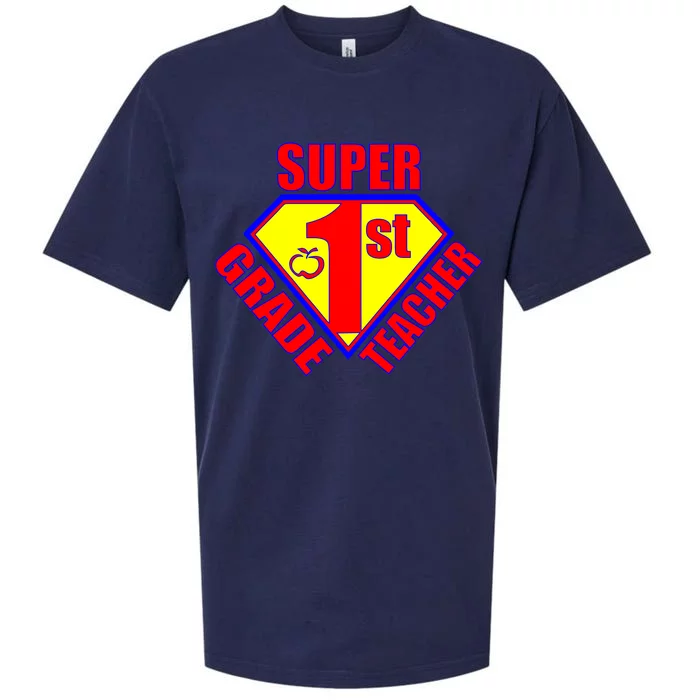 Super 1st Grade Teacher Sueded Cloud Jersey T-Shirt