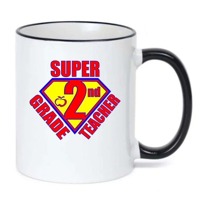 Super 2nd Grade Teacher Black Color Changing Mug