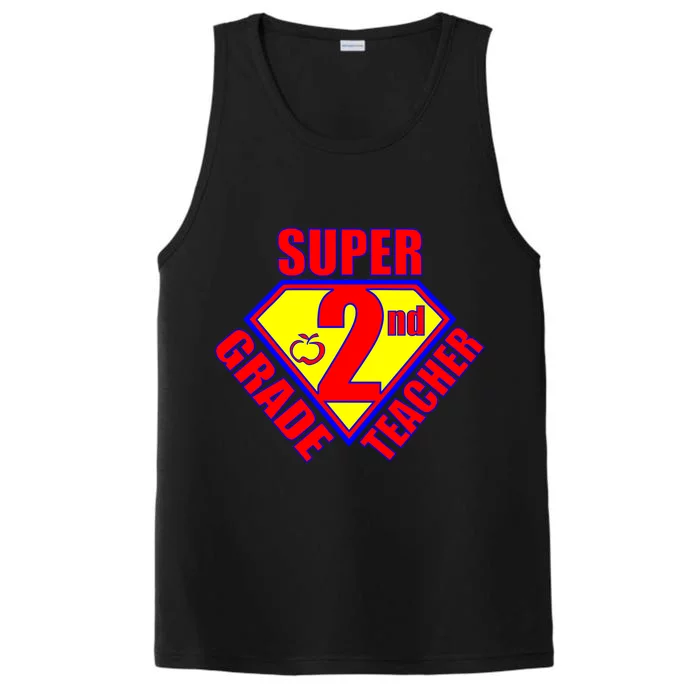 Super 2nd Grade Teacher Performance Tank