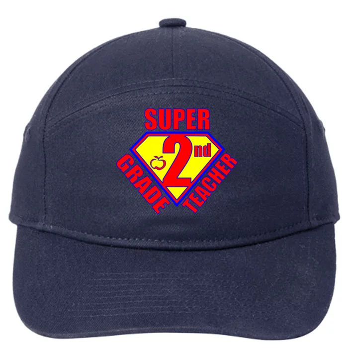 Super 2nd Grade Teacher 7-Panel Snapback Hat