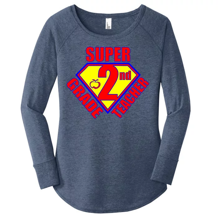 Super 2nd Grade Teacher Women's Perfect Tri Tunic Long Sleeve Shirt