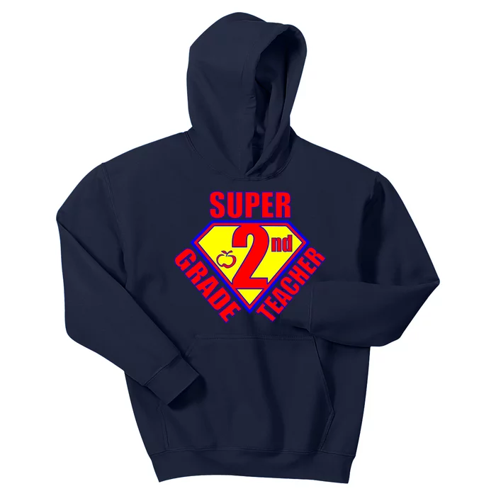 Super 2nd Grade Teacher Kids Hoodie