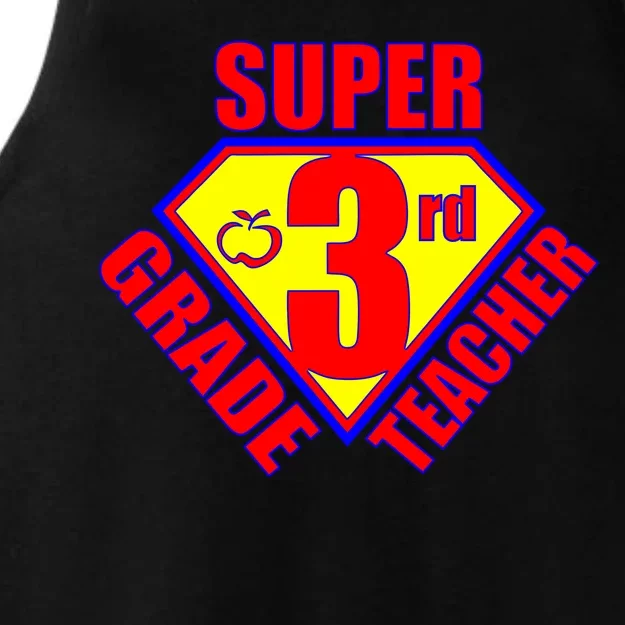 Super 3rd Grade Teacher Ladies Tri-Blend Wicking Tank