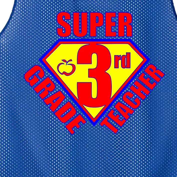 Super 3rd Grade Teacher Mesh Reversible Basketball Jersey Tank