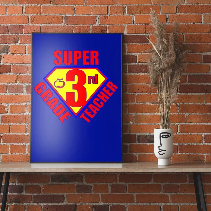 Super 3rd Grade Teacher Poster