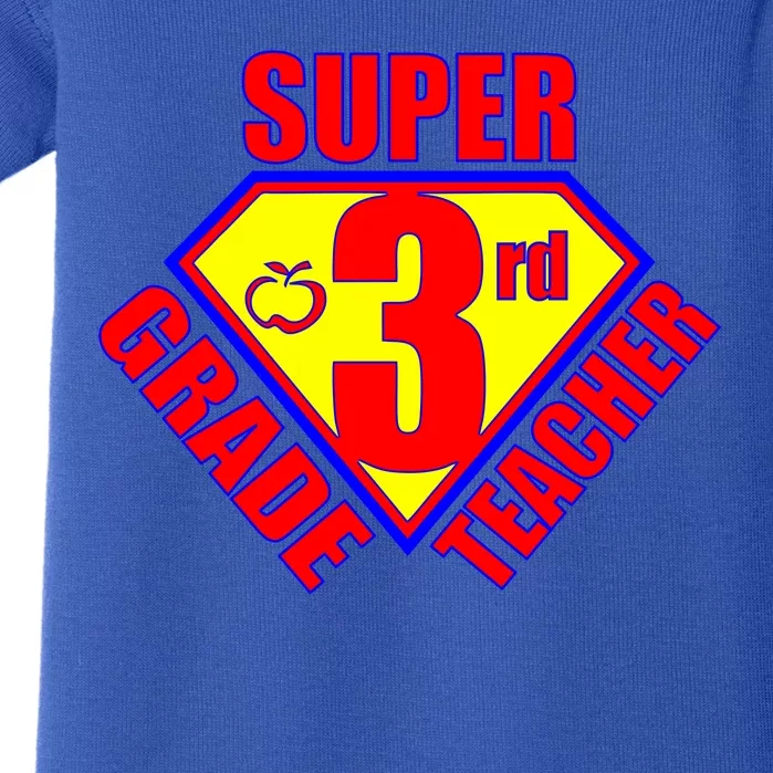 Super 3rd Grade Teacher Baby Bodysuit