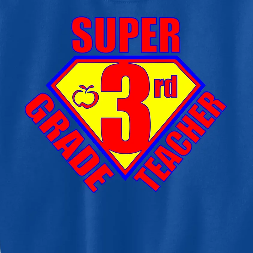 Super 3rd Grade Teacher Kids Sweatshirt