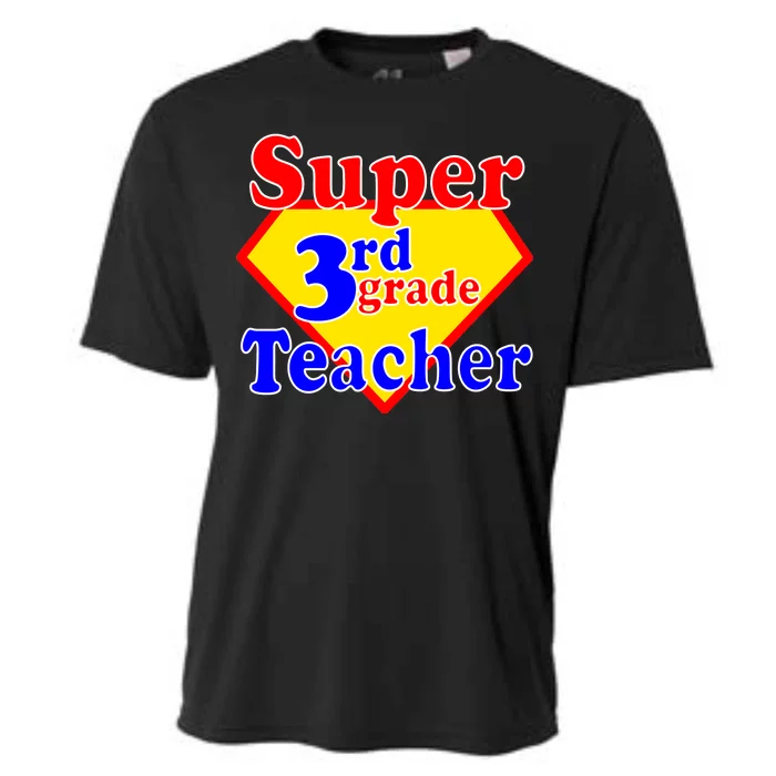 Super 3rd Grade Teacher Funny School Cooling Performance Crew T-Shirt