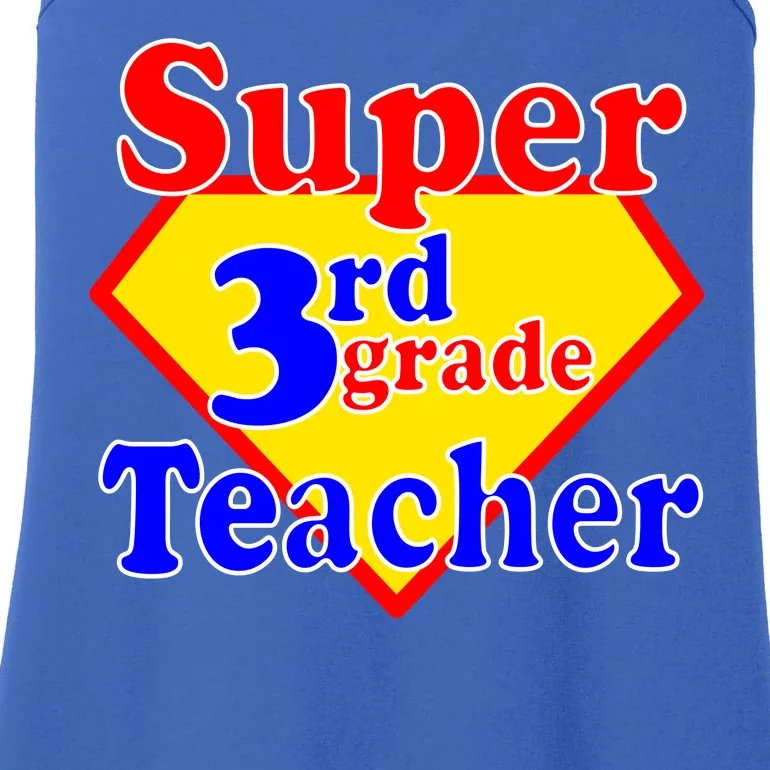 Super 3rd Grade Teacher Funny School Ladies Essential Tank