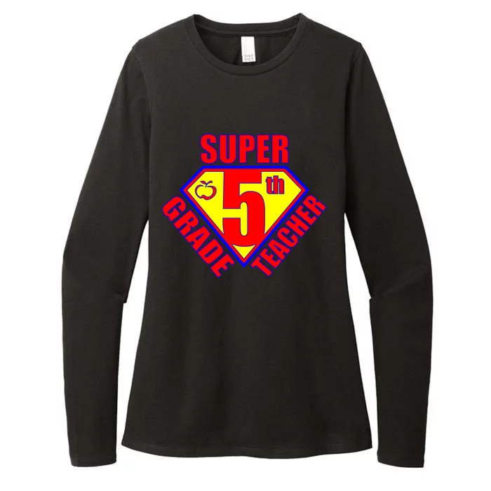 Super 5th Grade Teacher Womens CVC Long Sleeve Shirt