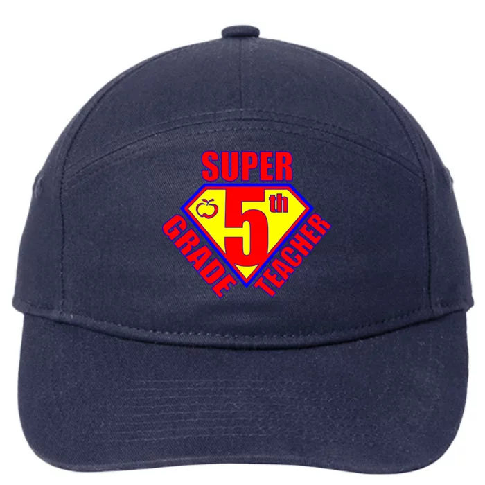 Super 5th Grade Teacher 7-Panel Snapback Hat