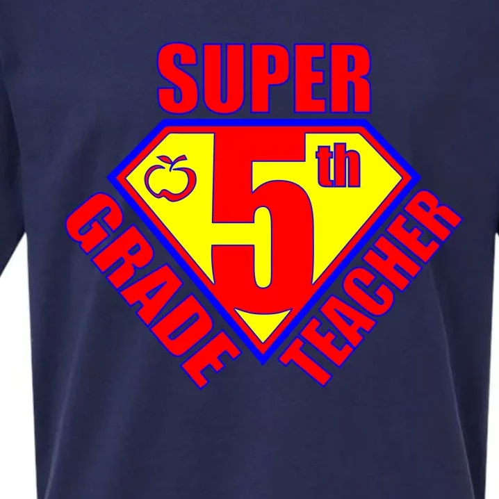 Super 5th Grade Teacher Sueded Cloud Jersey T-Shirt