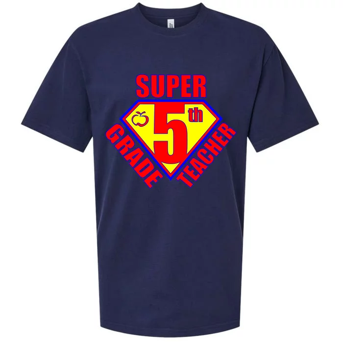 Super 5th Grade Teacher Sueded Cloud Jersey T-Shirt