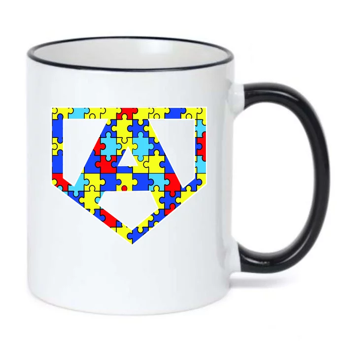 Super Autism Hero Black Color Changing Mug