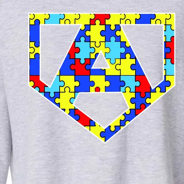 Super Autism Hero Cropped Pullover Crew