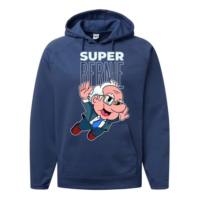 Super Bernie Sanders Performance Fleece Hoodie