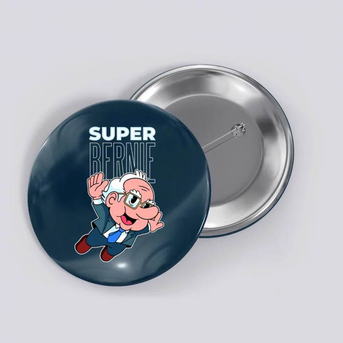 Super Bernie Sanders Button