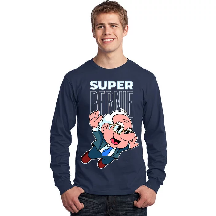 Super Bernie Sanders Tall Long Sleeve T-Shirt