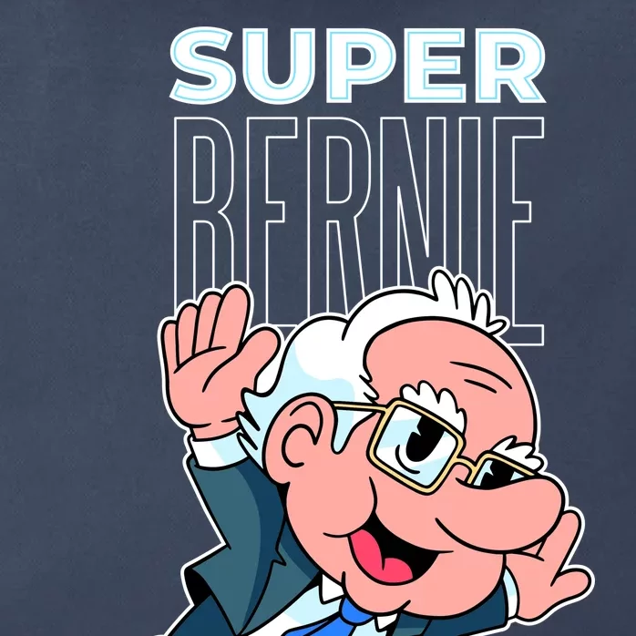 Super Bernie Sanders Zip Tote Bag