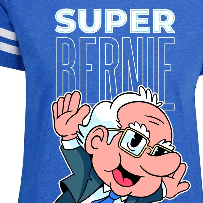 Super Bernie Sanders Enza Ladies Jersey Football T-Shirt