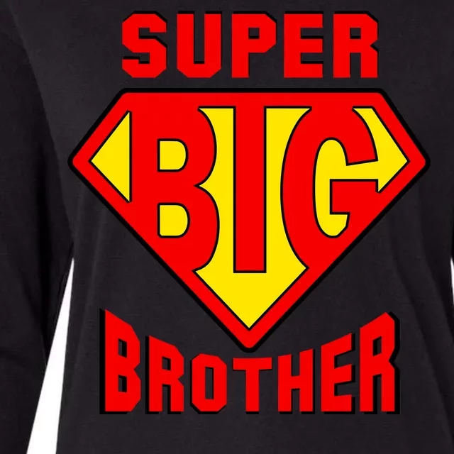 Super Big Brother Womens Cotton Relaxed Long Sleeve T-Shirt